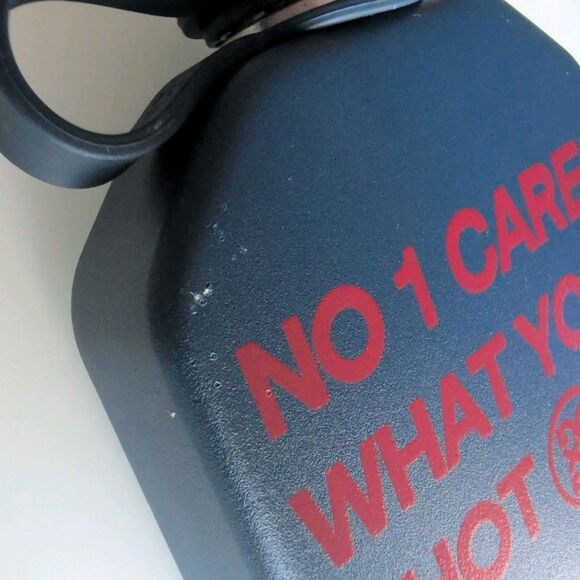 Golf G/Fore TEMPERCRAFT Flask 8oz Blue No 1 Cares What You Shot Stainless Steel - Picture 4 of 7